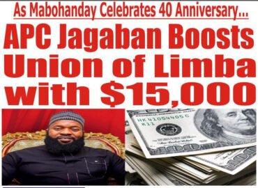 Jagaban Donates to Limba Union