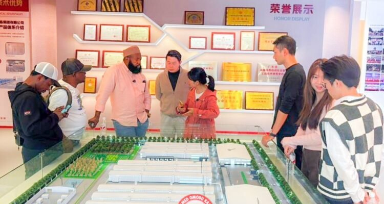 Jagaban Showcases Visionary Leadership in China with Progress Talks on Blama Poultry Facility