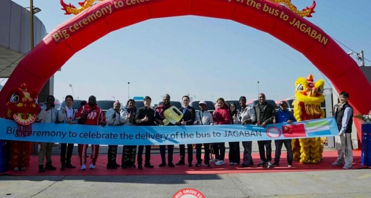 Jagaban Receives New Fleet of Modern Buses at Grand Ceremony in China