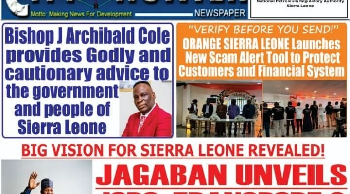 City Hunter Newspaper – Jagaban Unveils Jobs, Transport & Agriculture Revolution